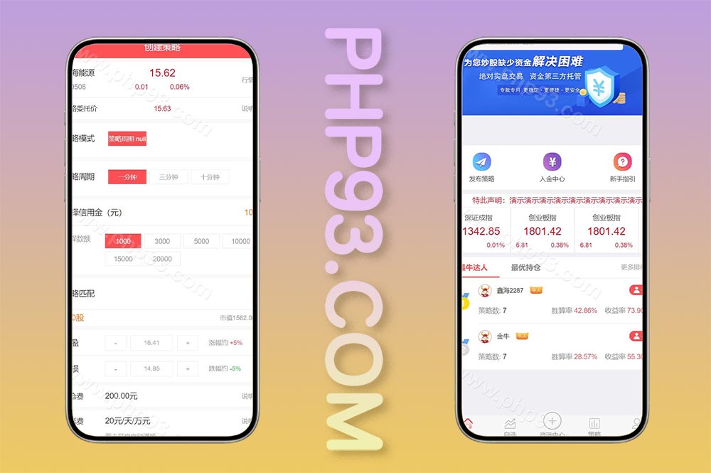 股票配资投资理财源码/策略系统/股票/配资/策略/K线命令齐全